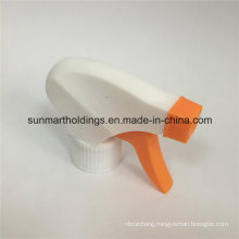 28/410 White Orange PP Trigger Sprayer Pump